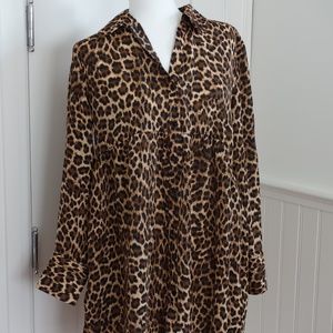 Leopard Shirtdress